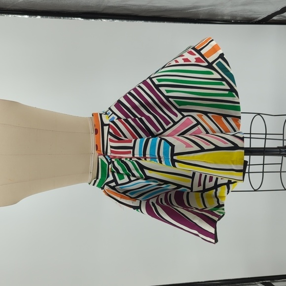 Vintage Pink Lucy Graphic Circle Skirt Colorful S retro 60s 80s pop art party - Picture 2 of 6